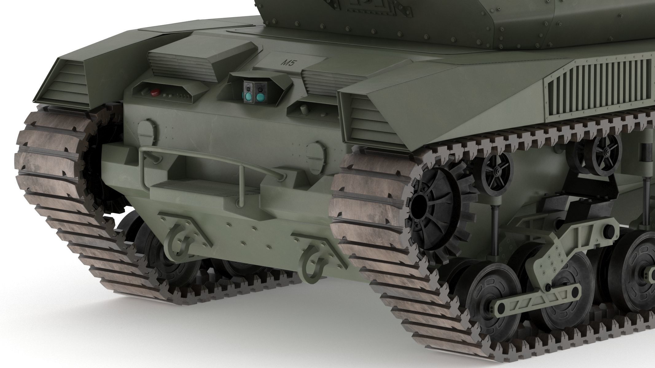 Ripsaw M5 Electric Tank 3D model_34