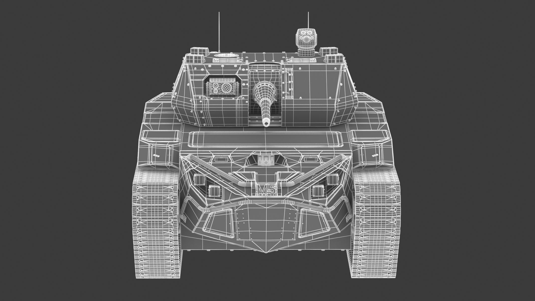 Ripsaw M5 Electric Tank 3D model_41