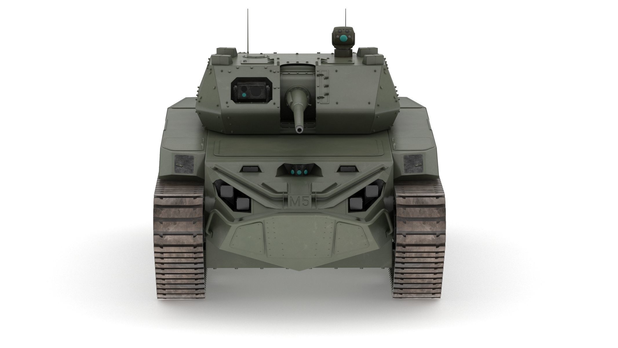 Ripsaw M5 Electric Tank 3D model_3