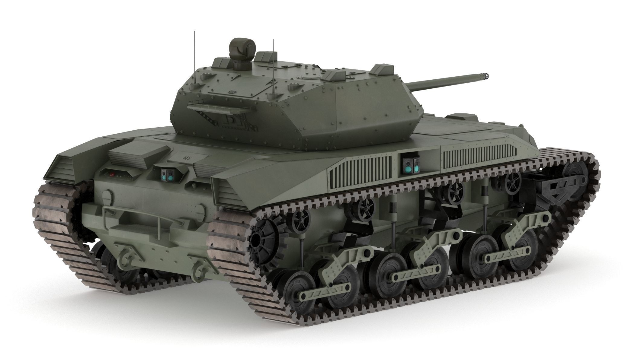 Ripsaw M5 Electric Tank 3D model_19