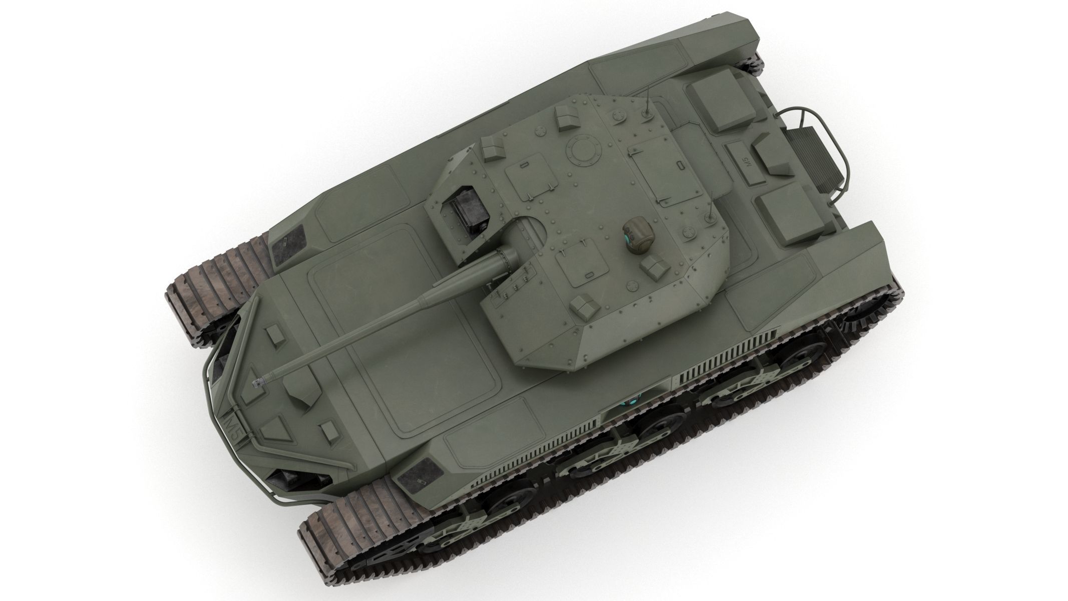 Ripsaw M5 Electric Tank 3D model_24