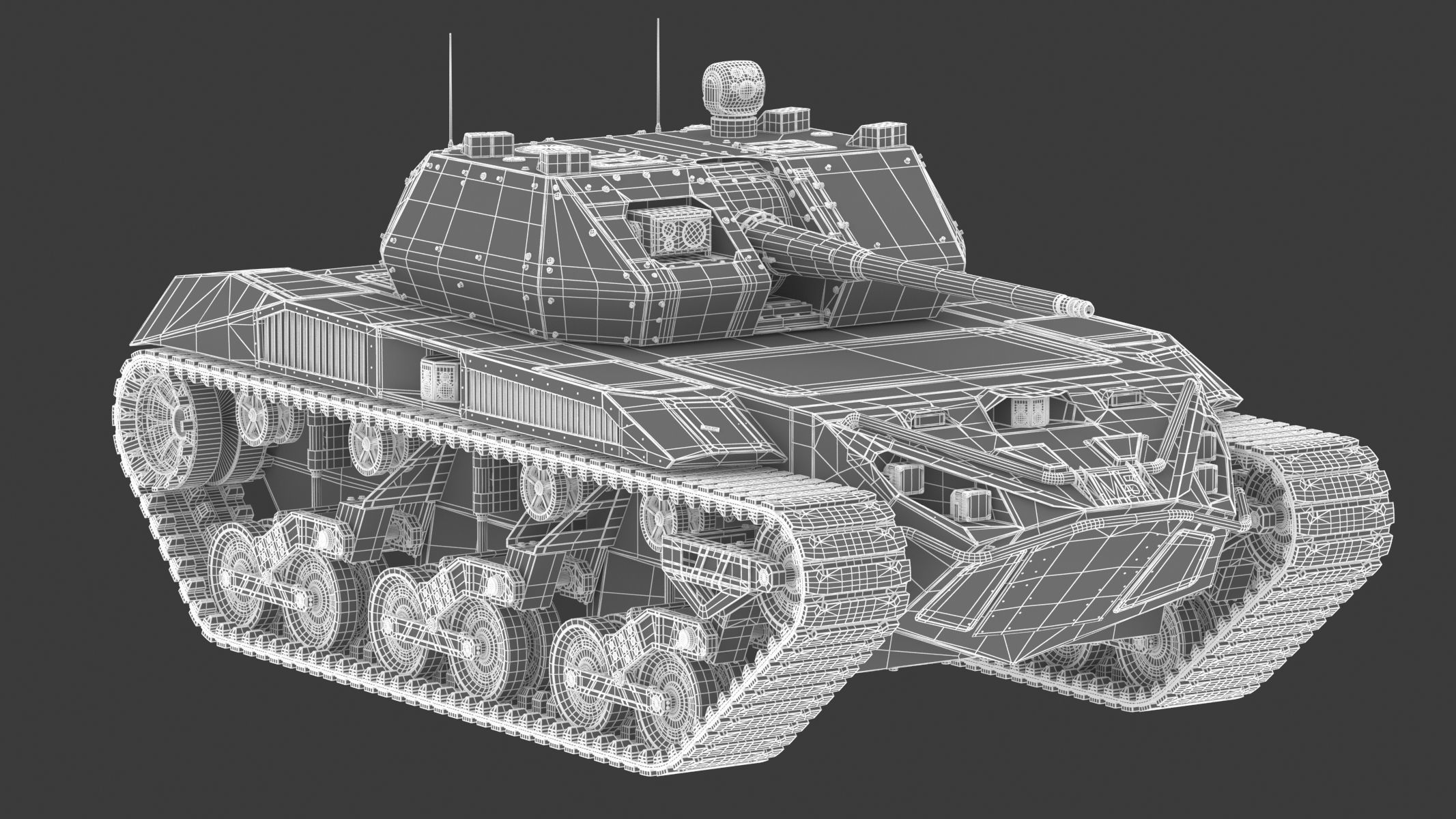 Ripsaw M5 Electric Tank 3D model_42