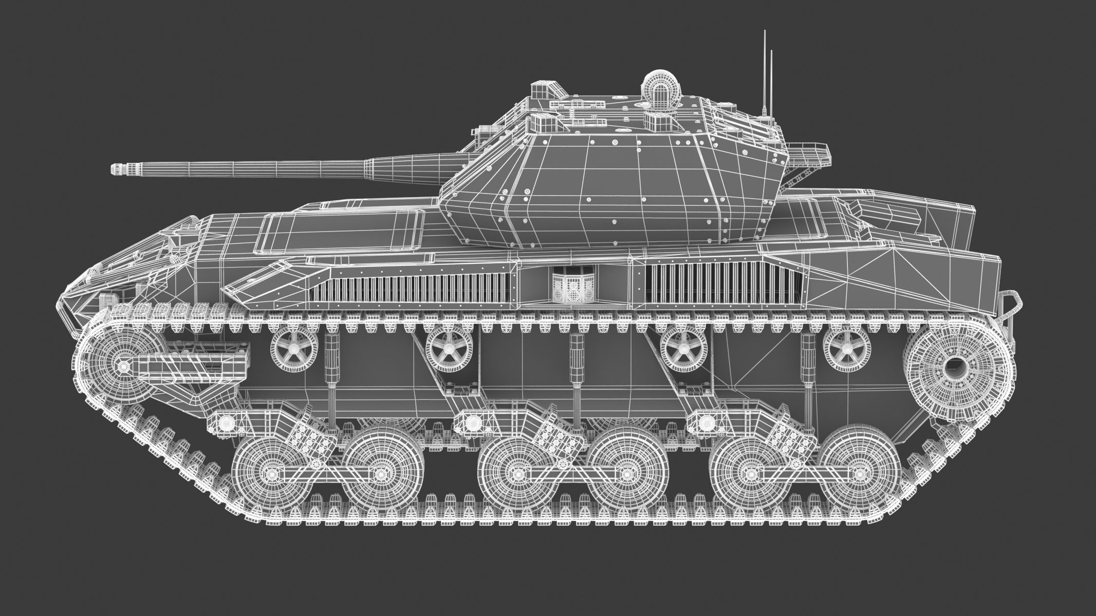 Ripsaw M5 Electric Tank 3D model_39