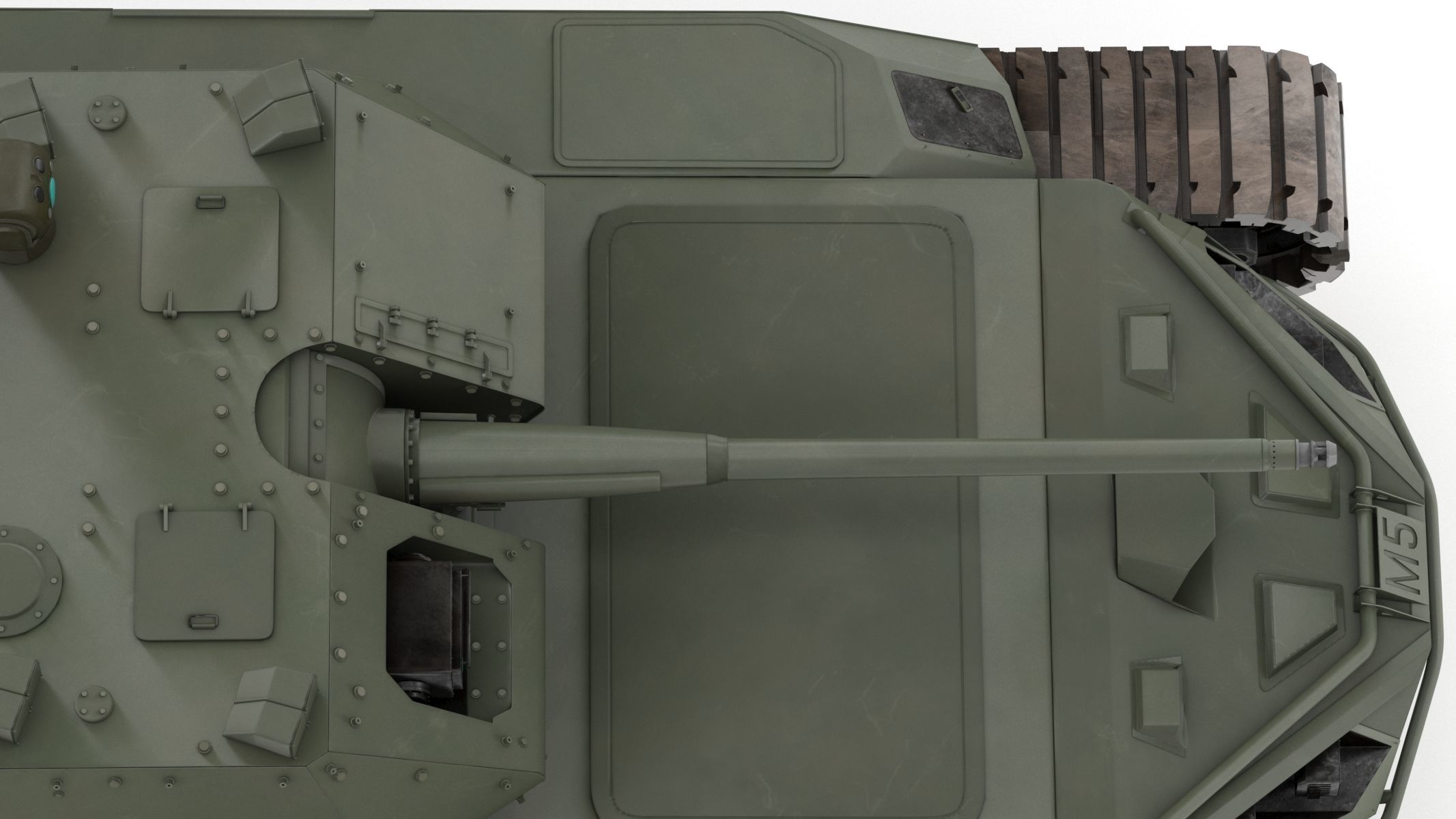 Ripsaw M5 Electric Tank 3D model_38