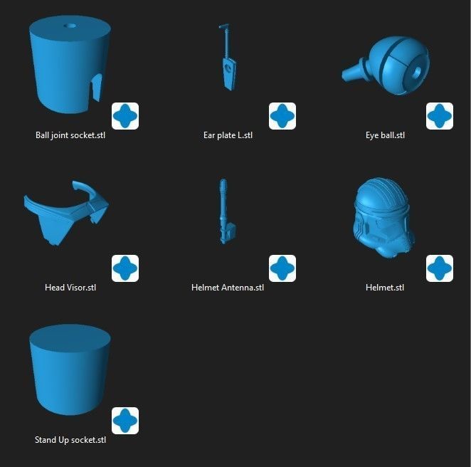 Commander Cody One 6 Scale 12 inch helmet 3D print model_1