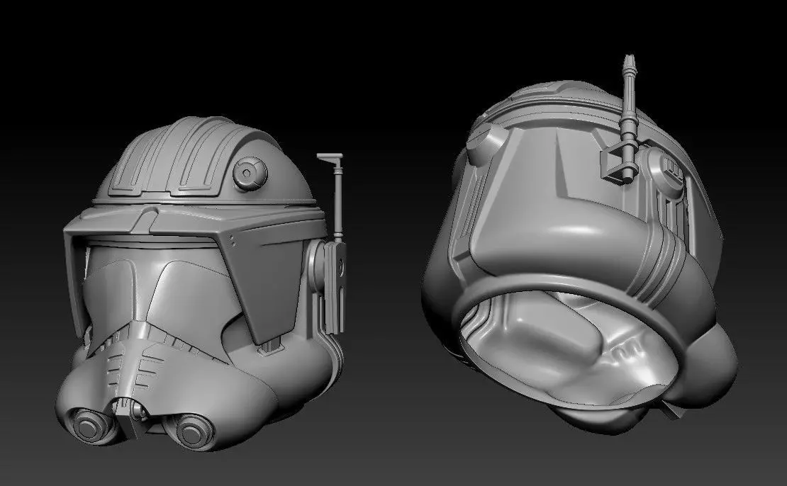 Commander Cody One 6 Scale 12 inch helmet 3D print model_0