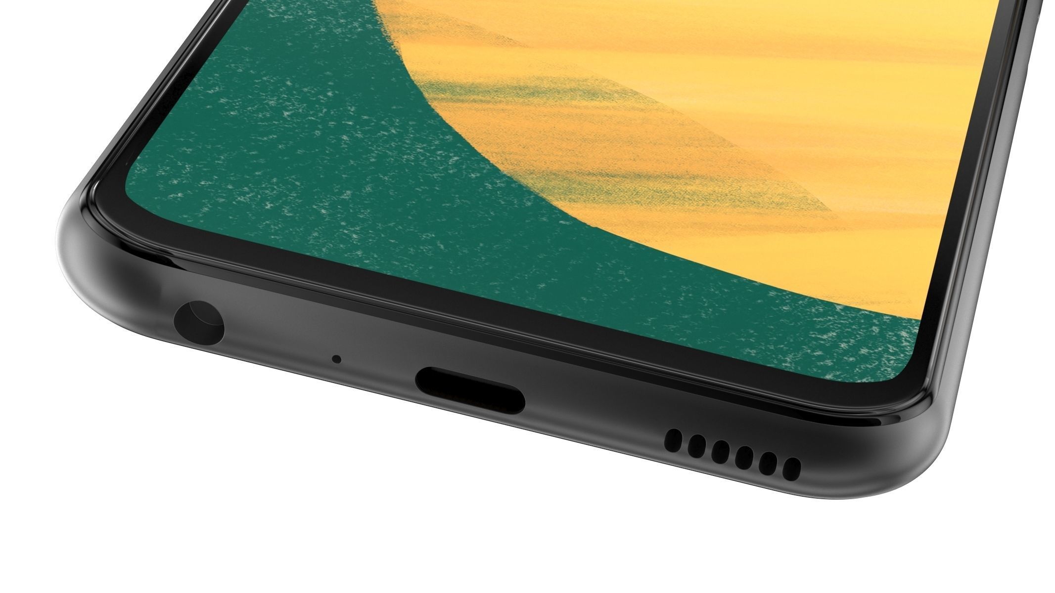 Samsung Galaxy F34 Black  3D model_9