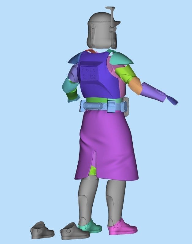 Clone Heavy Gunner full size props armor 3d print STL files 3D print model_1