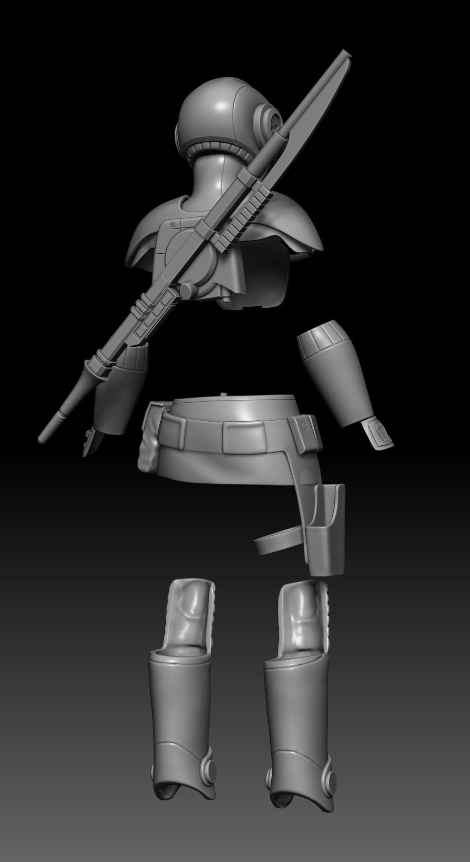 Onyo Ketsu One12 Scale Figure Custom 3D Print STL Files 3D print model_6