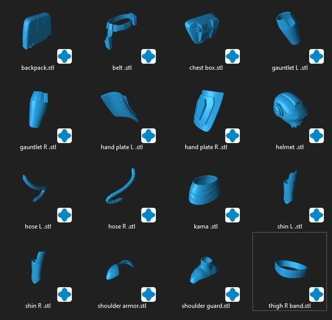 Onyo Ketsu One12 Scale Figure Custom 3D Print STL Files 3D print model_9