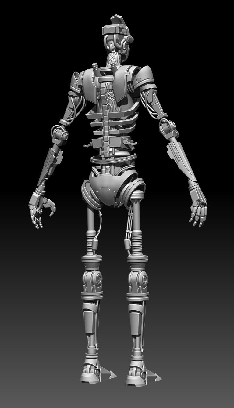 PROXY Droid Articulation 3D Print STL Files 3D print model_1