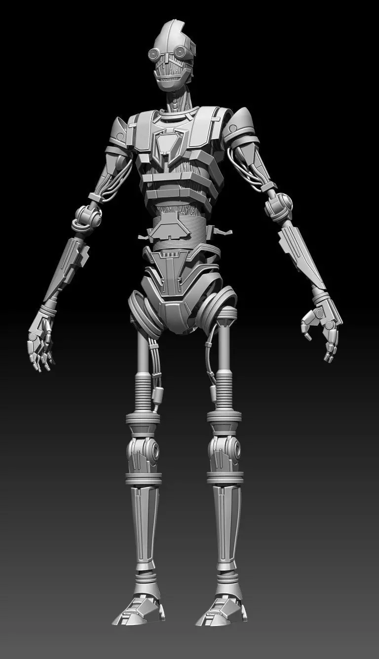 PROXY Droid Articulation 3D Print STL Files 3D print model_0