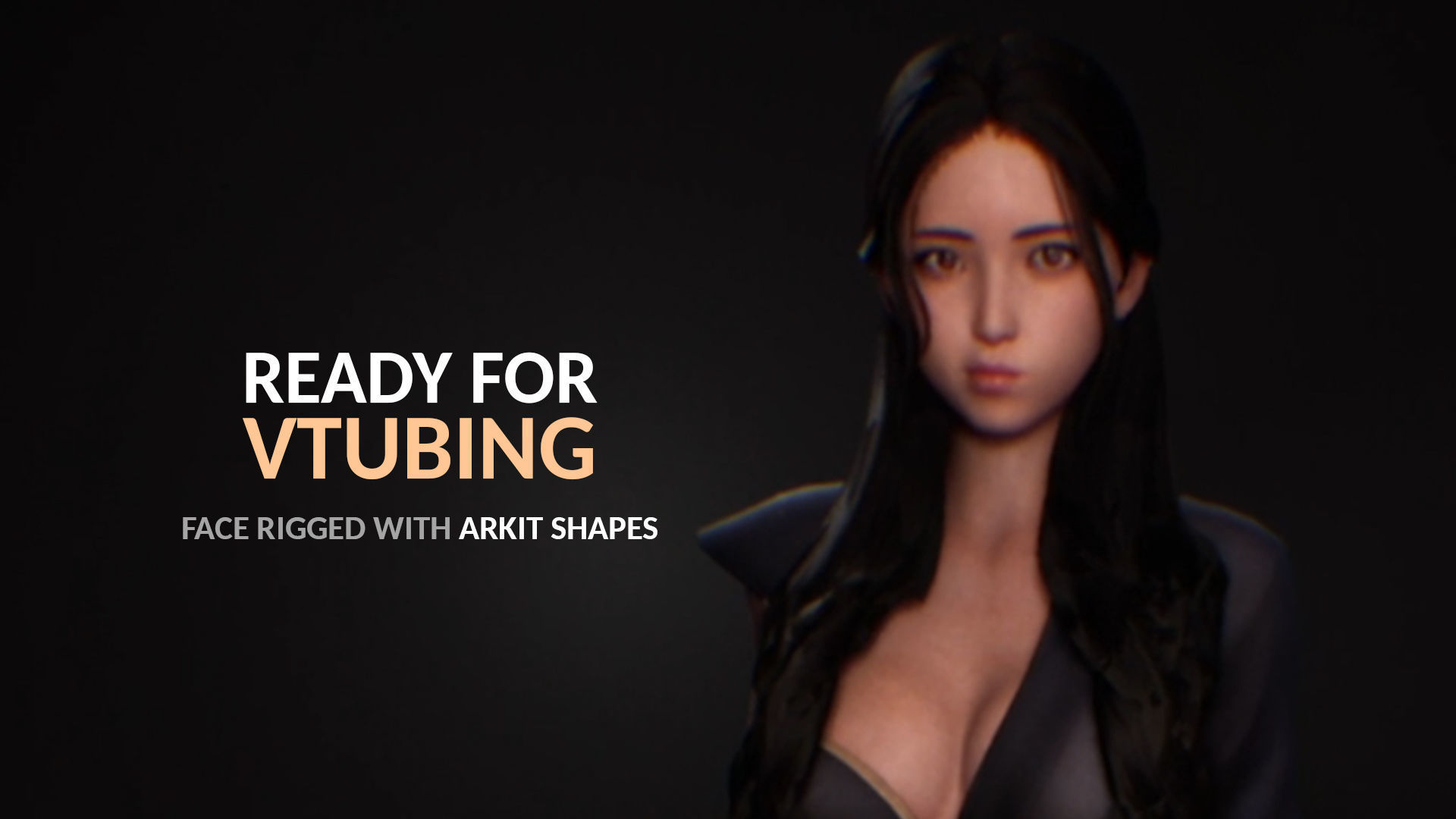 F2 Modern Girls Bundle - Modular Game Ready Characters - Low-poly 3D model_5