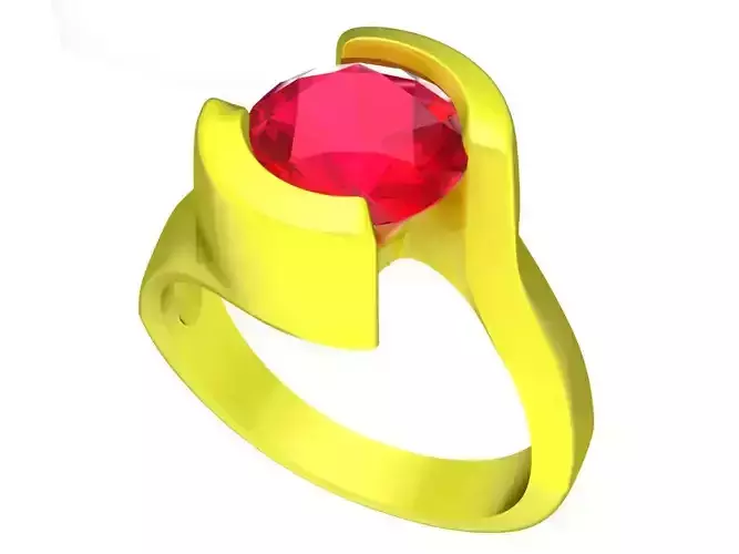 6883 fashion diamond women ring