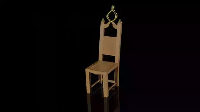 Wooden Cultist Chair