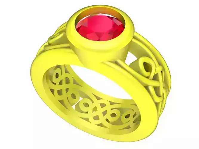 6884 Art Diamond Women Ring