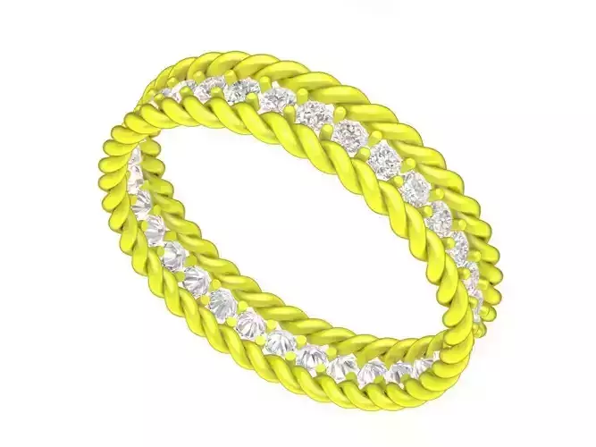 6895 Art Diamond women Ring