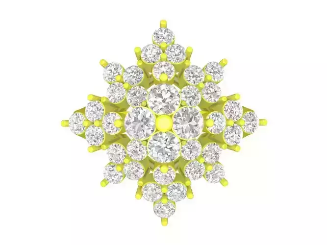 6897 hongkong diamond women ring 