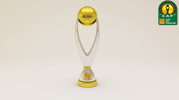 CAF Champions League trophe 3D model
