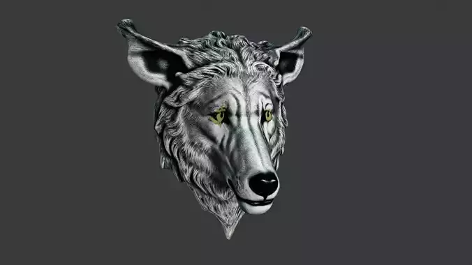 Wolf Animal Head