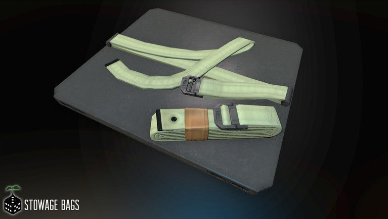 Space Stowage Bags Low-poly 3D model_6