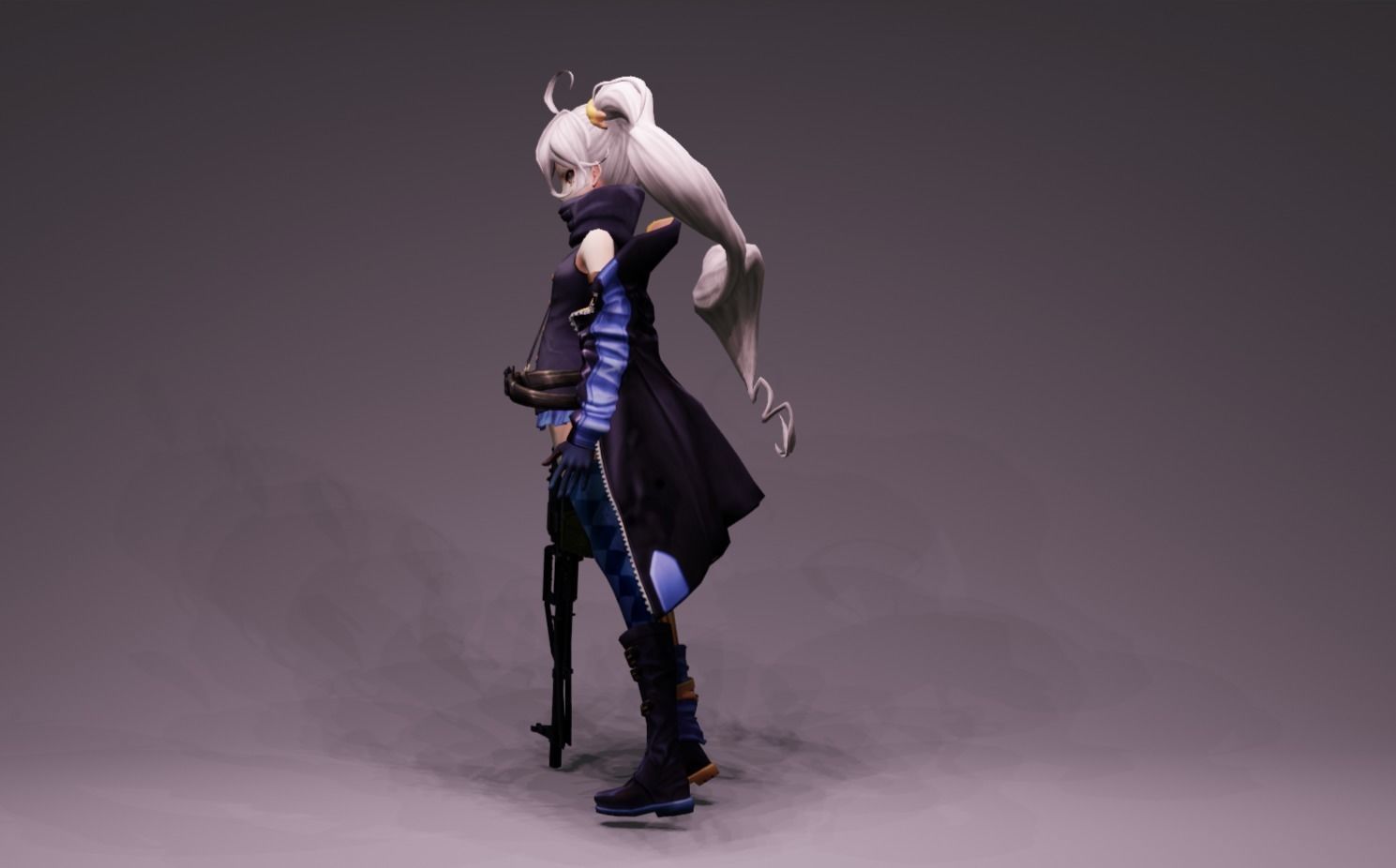 Anime Character - PKP 3D model_7