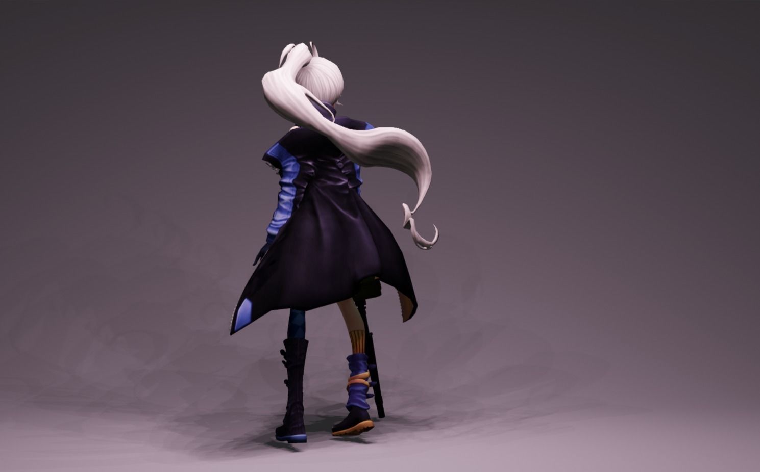 Anime Character - PKP 3D model_6
