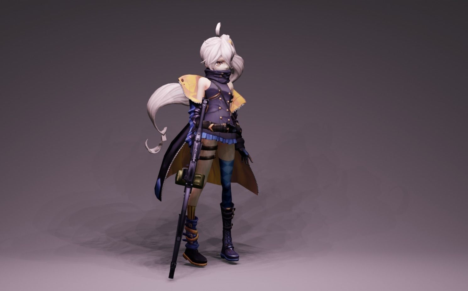 Anime Character - PKP 3D model_2