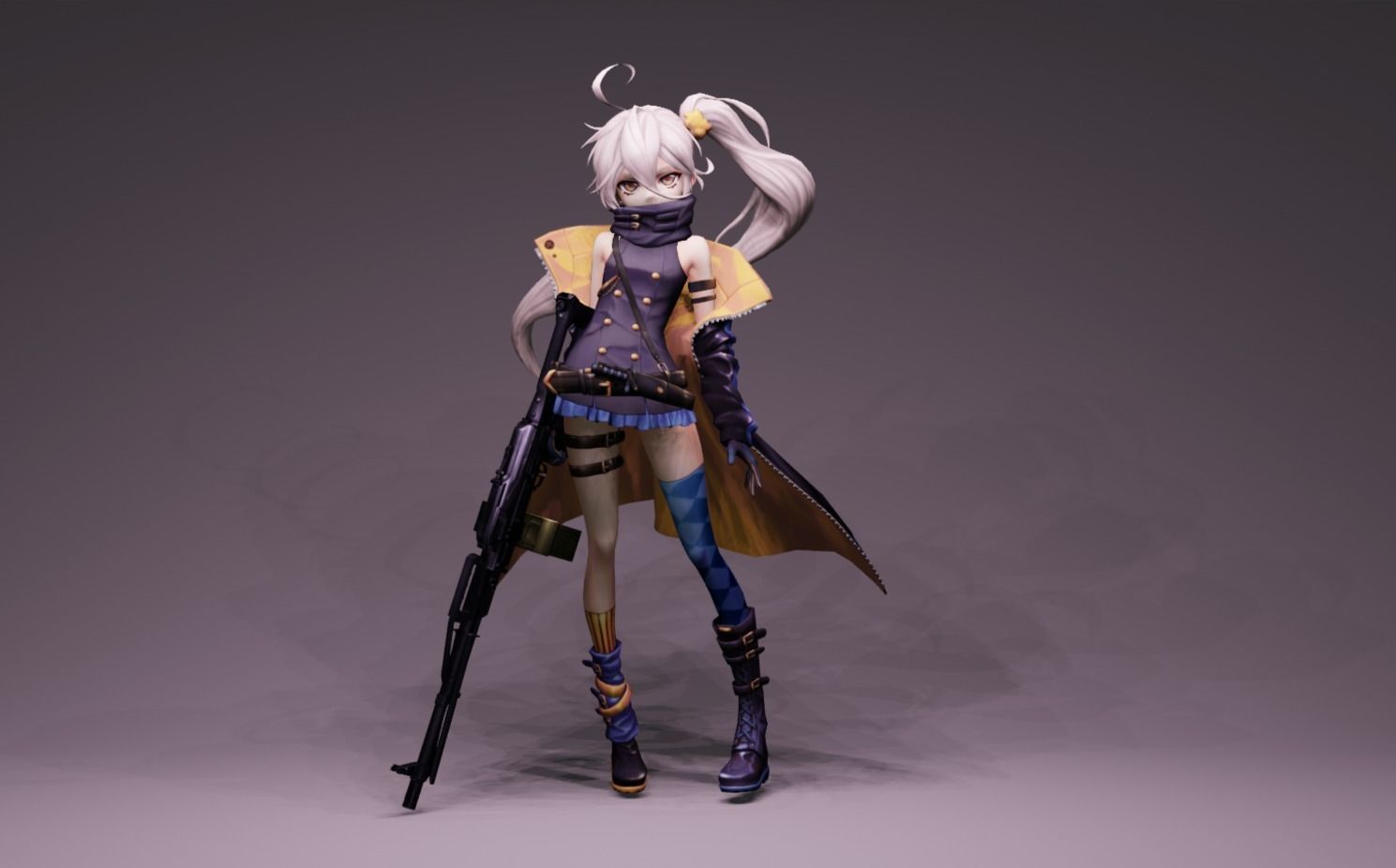 Anime Character - PKP 3D model_1