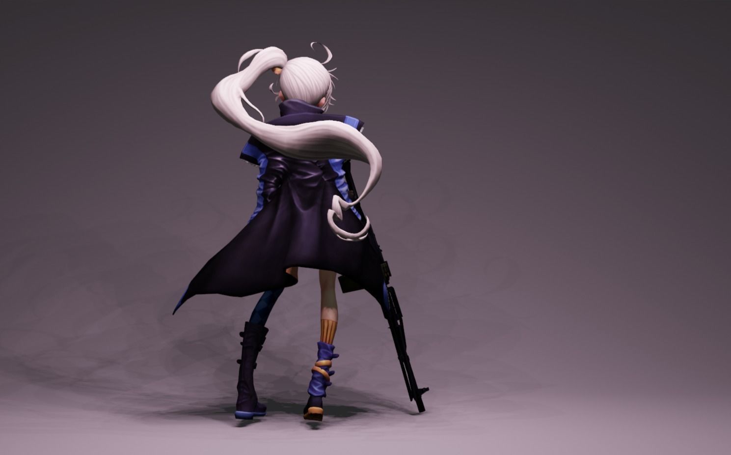 Anime Character - PKP 3D model_5