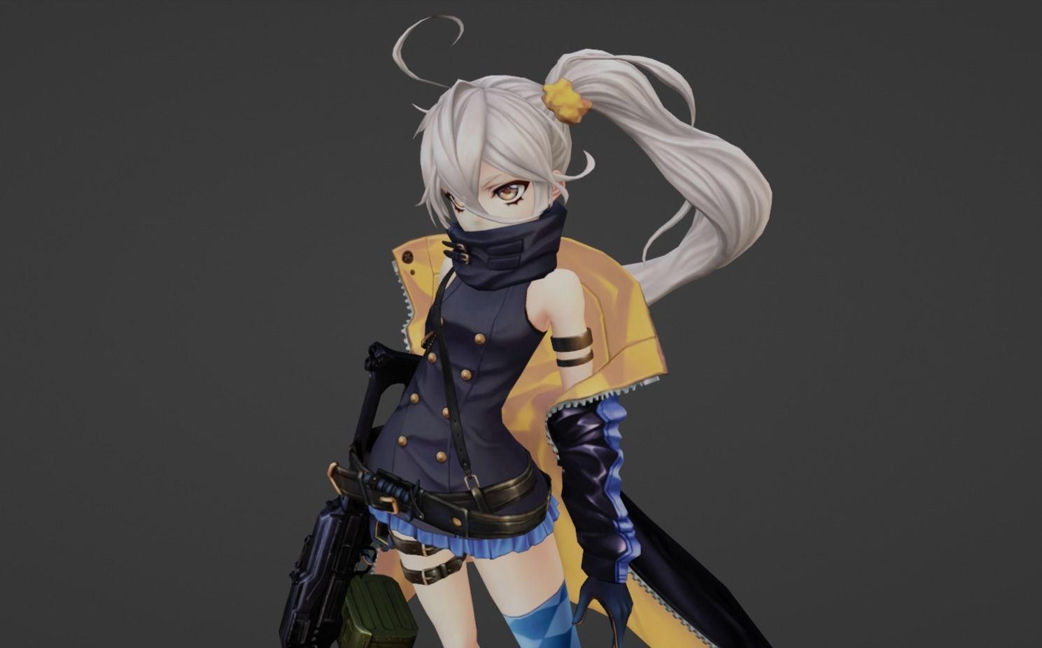 Anime Character - PKP 3D model_9