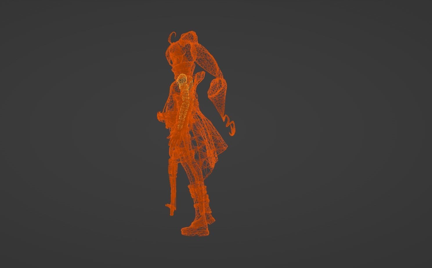 Anime Character - PKP 3D model_14