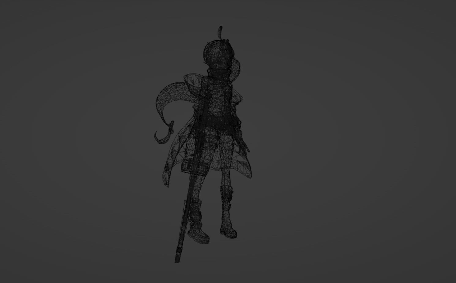 Anime Character - PKP 3D model_17