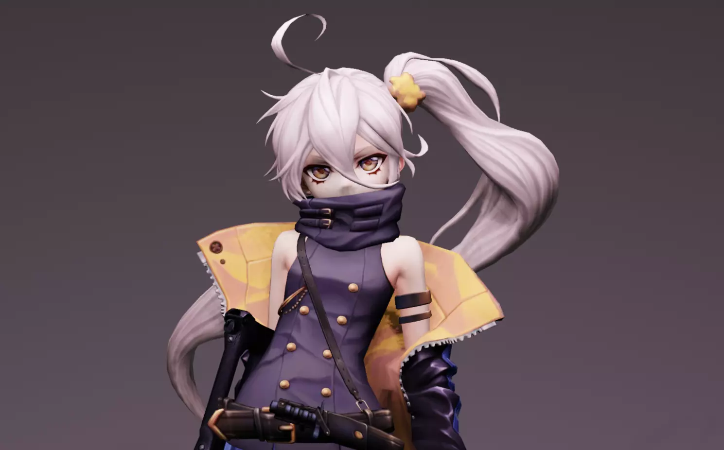 Anime Character - PKP 3D model_0