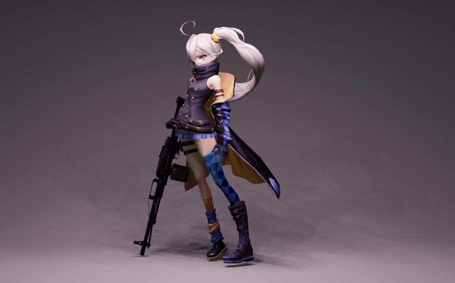 Anime Character - PKP 3D model_8