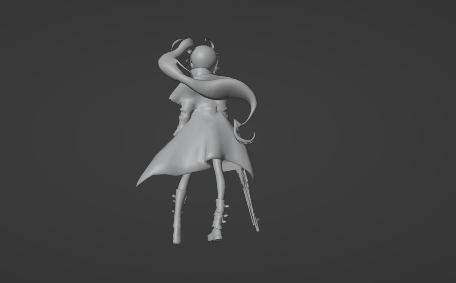 Anime Character - PKP 3D model_12