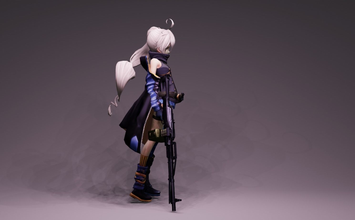 Anime Character - PKP 3D model_3
