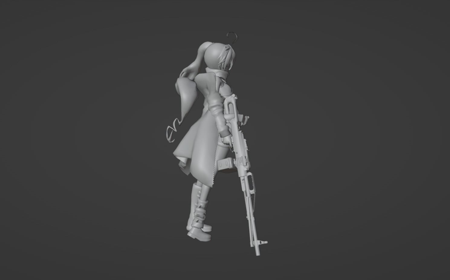 Anime Character - PKP 3D model_11