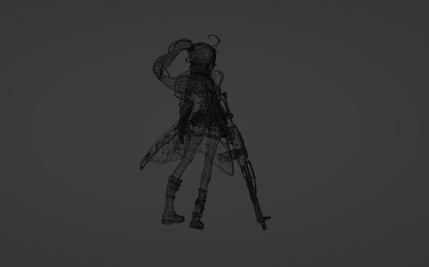 Anime Character - PKP 3D model_18
