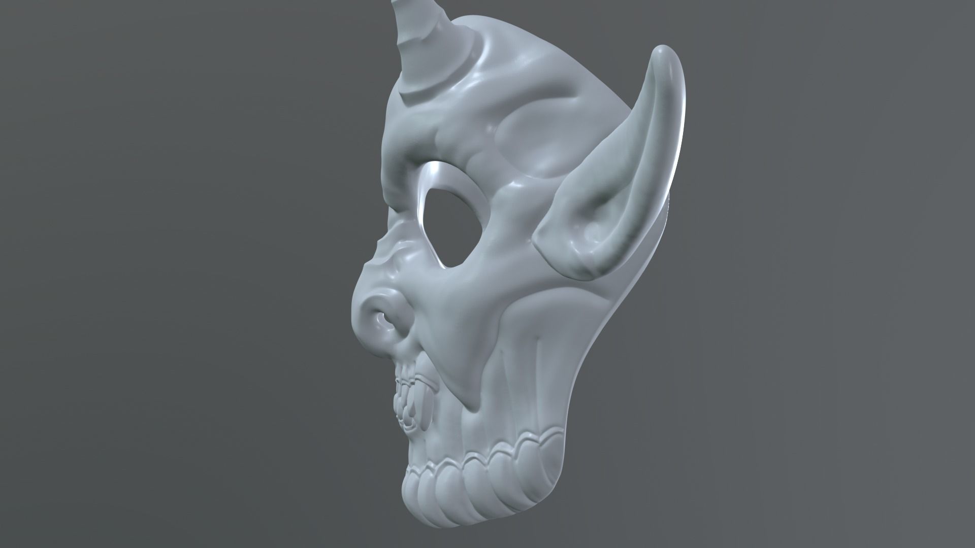 Devil Mask Halloween  3D print model_20