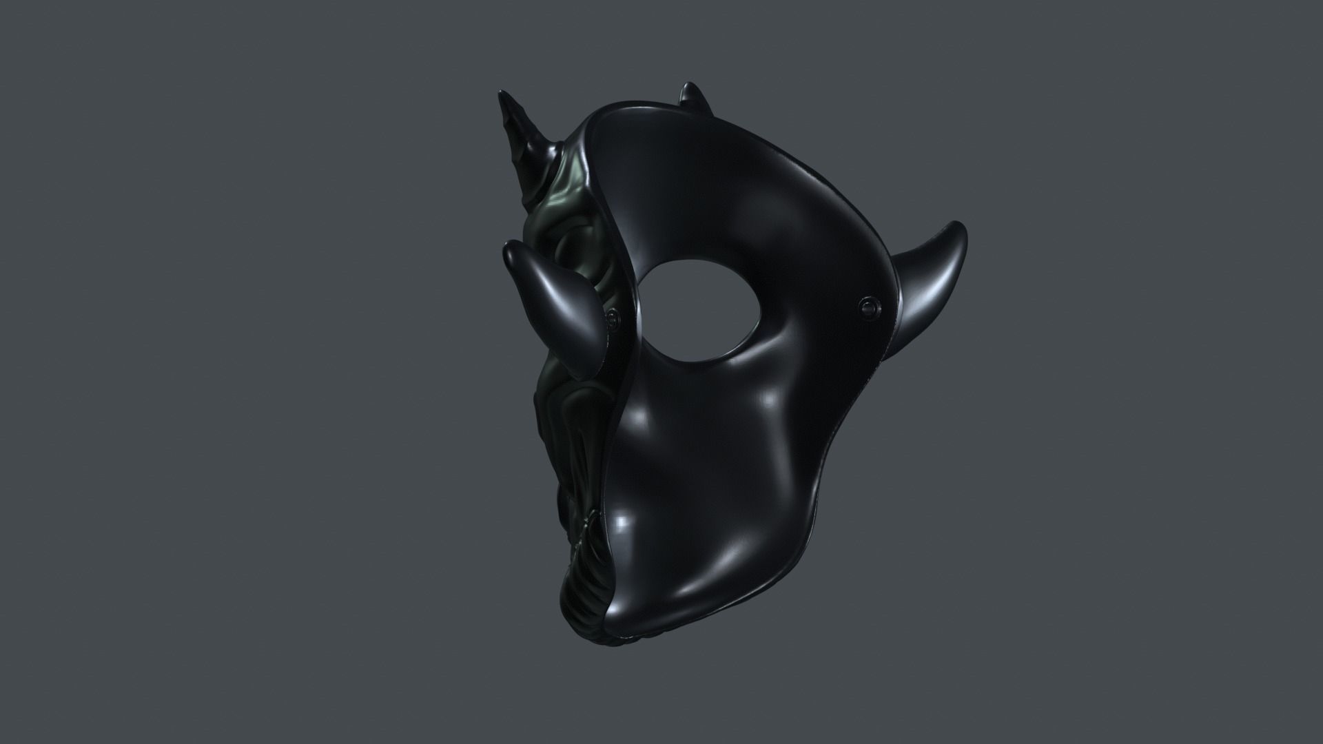 Devil Mask Halloween  3D print model_18