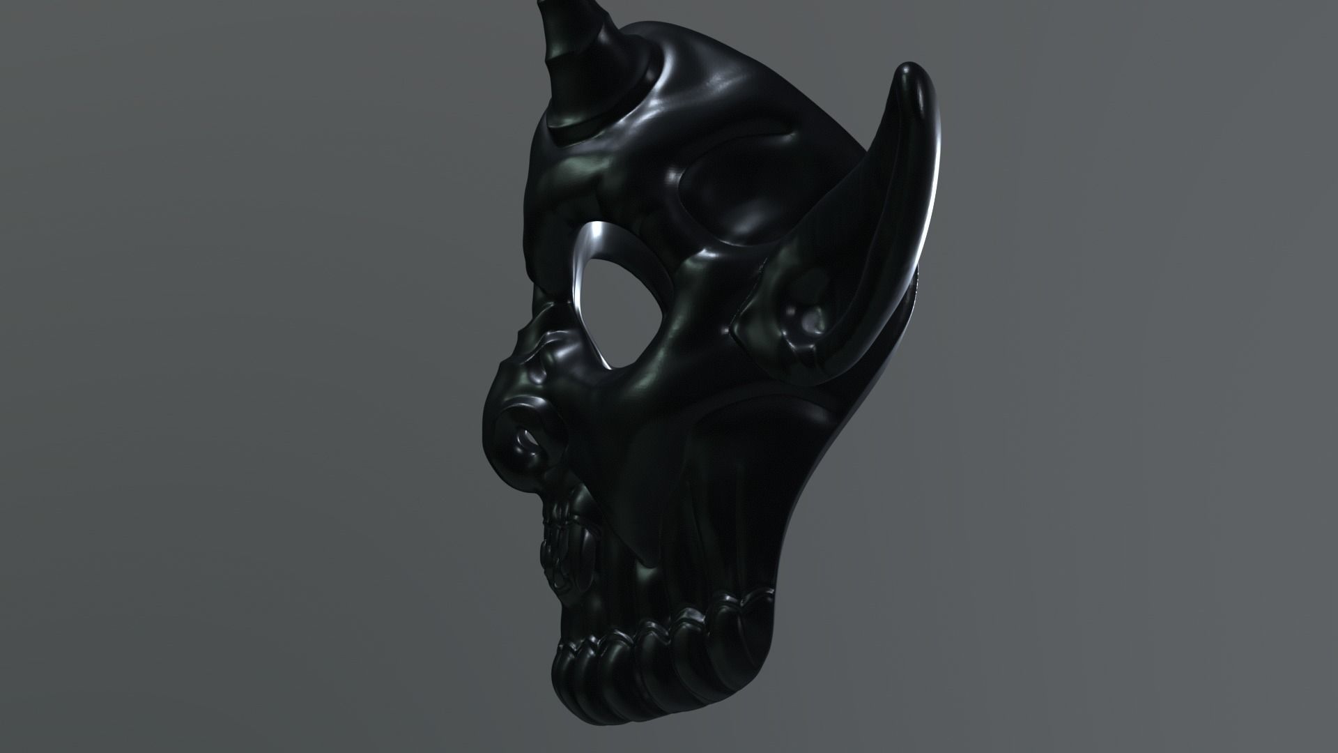 Devil Mask Halloween  3D print model_27