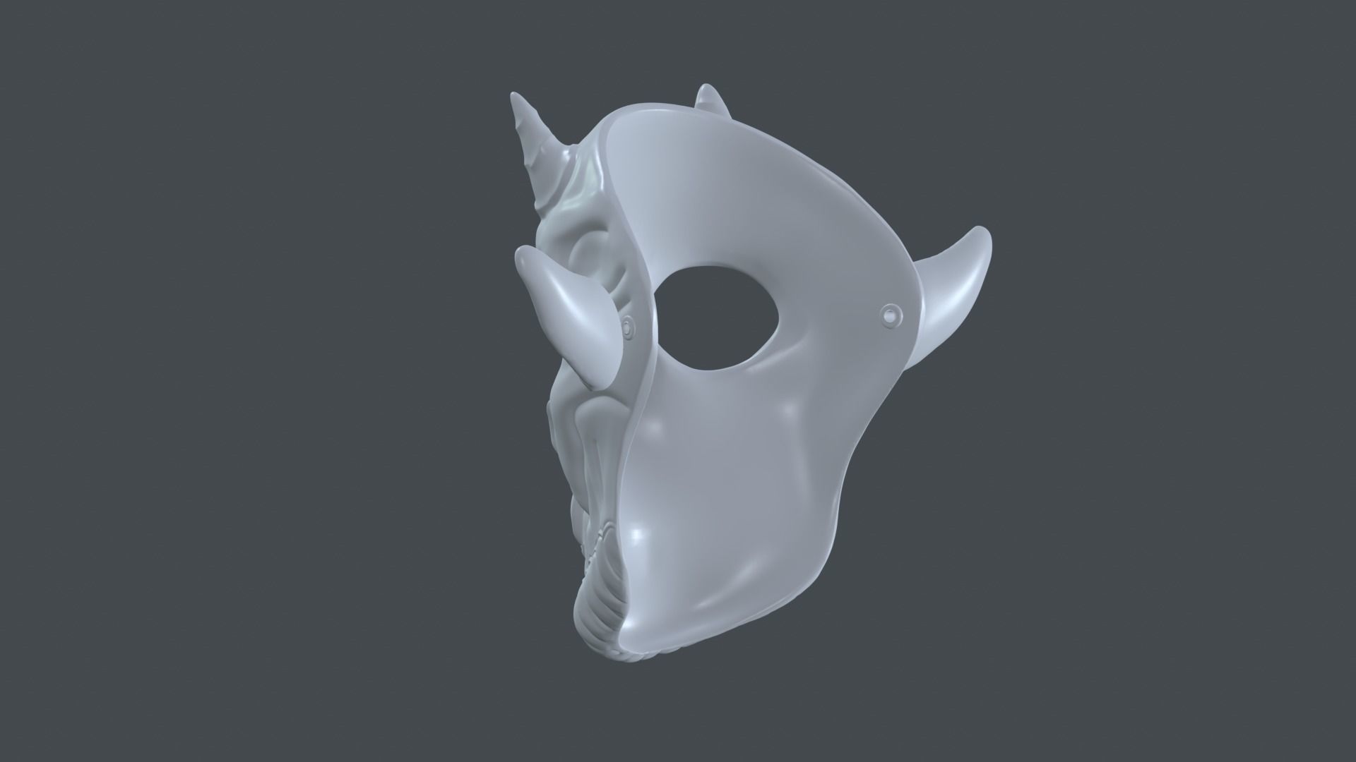 Devil Mask Halloween  3D print model_24