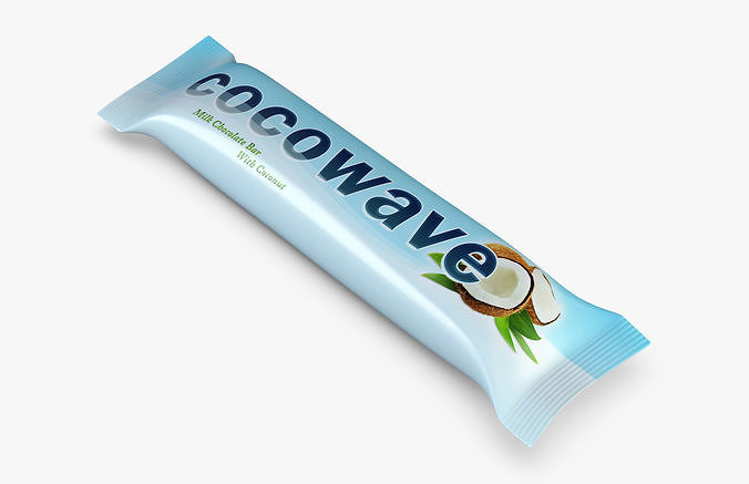 Chocolate Packaging Cocowave Simple M 1 3D model 5