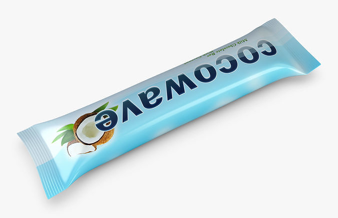 Chocolate Packaging Cocowave Simple M 1 3D model 6