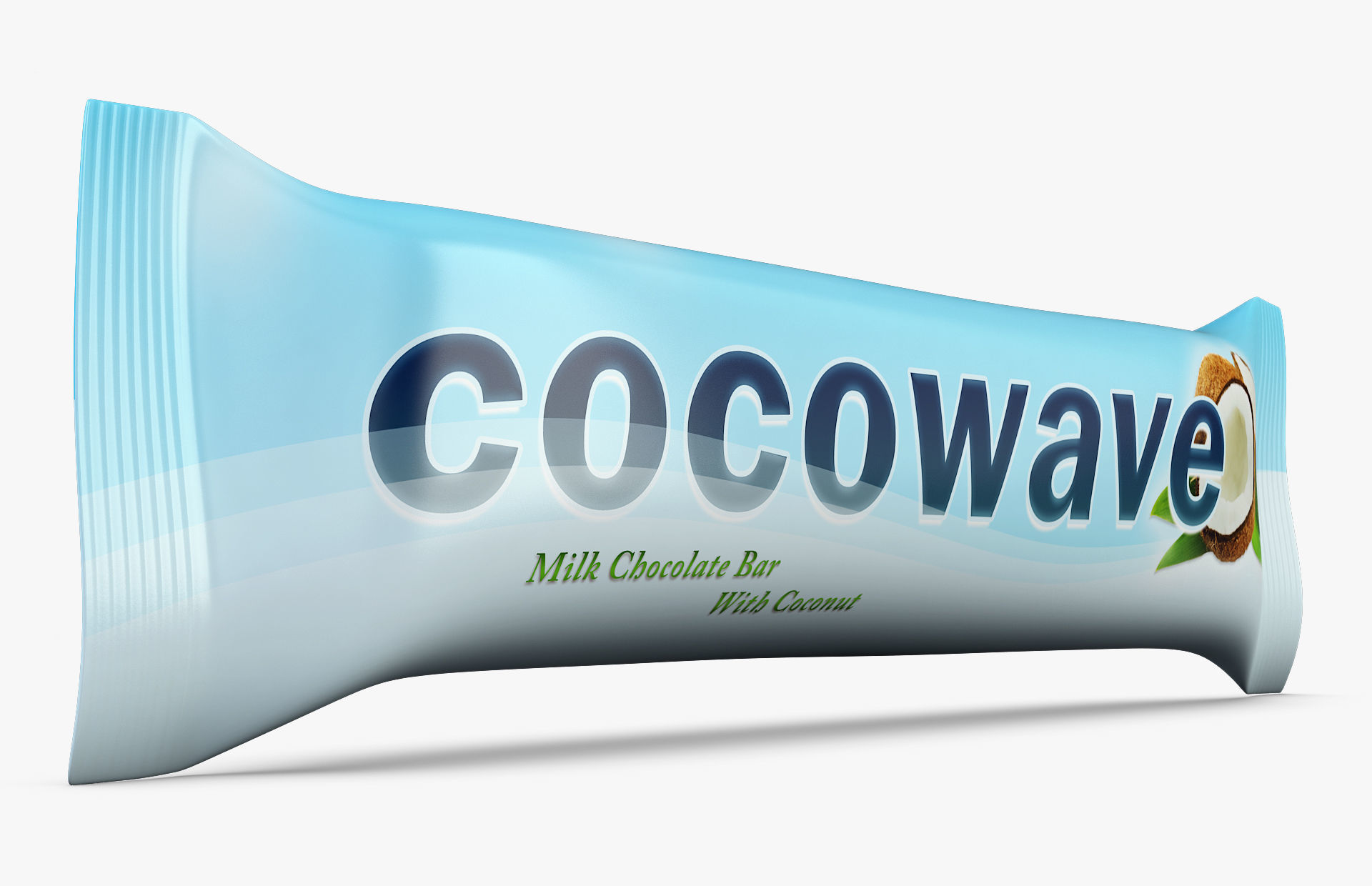 Chocolate Packaging Cocowave Simple M 1 3D model_2