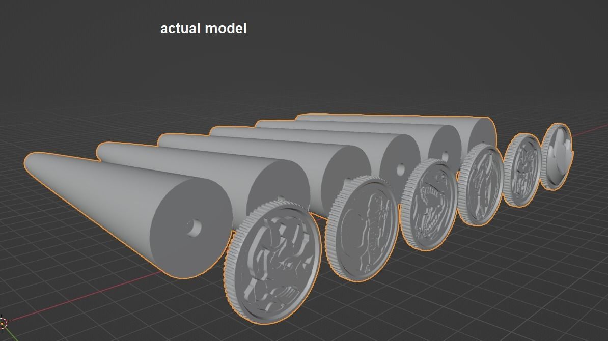 MMPR Power Crystals Power Rangers Coin Crystal 3D print model_7