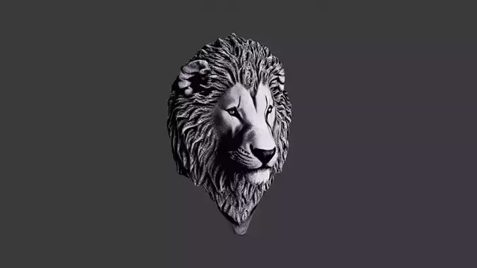 Lion Animal Head