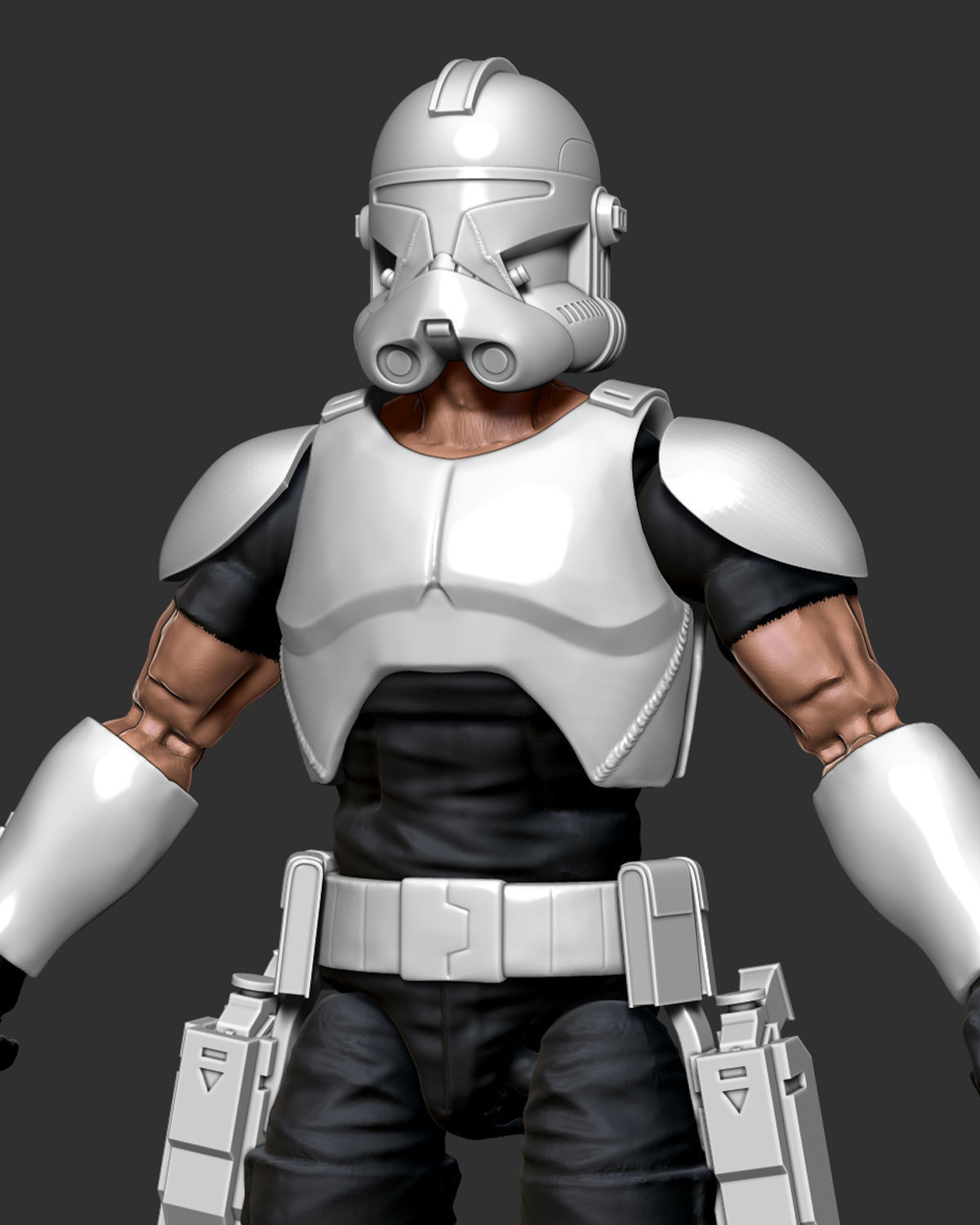 Rebel Captain Rex Figure Custom 3D print STL Files 3D print model_2