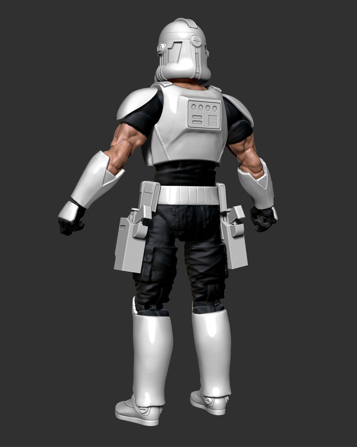 Rebel Captain Rex Figure Custom 3D print STL Files 3D print model_4